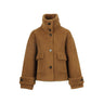 Veste Oakwood Anne effet mouton retourné whisky – vue 1