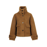 Veste Oakwood Anne effet mouton retourné whisky – vue 1