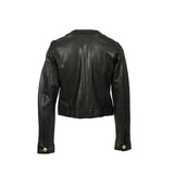 Veste Oakwood Susan cuir de mouton noir – vue 2