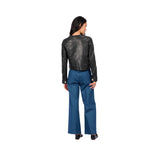 Veste Oakwood Susan cuir de mouton noir – vue 4