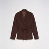 VESTE FEMME BLAZER MARRON MARRON