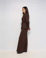 VESTE FEMME BLAZER MARRON MARRON