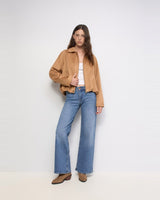 VESTE FEMME BOMBER CAMEL CAMEL