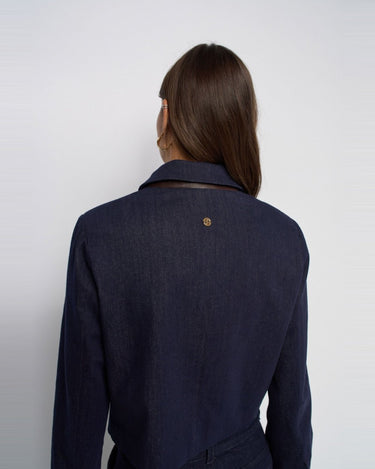 VESTE FEMME DENIM MARINE MARINE