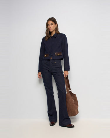 VESTE FEMME DENIM MARINE MARINE