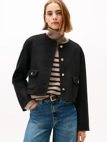 VESTE FEMME DF WOOL BLEND NOIR NOIR
