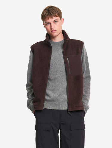VESTE HOMME SANS MANCHES TERRE TERRE