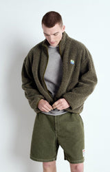 VESTE HOMME COURTE ML ZIPPEE KAKI KAKI