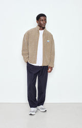 VESTE HOMME COURTE ML ZIPPEE MARRON MARRON