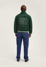 VESTE HOMME JACK VARSITY BOMBER VERT VERT