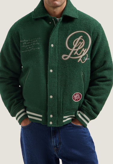 VESTE HOMME JACK VARSITY BOMBER VERT VERT