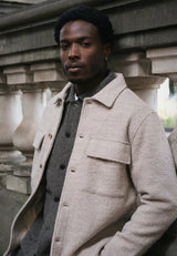 VESTE HOMME RILEY TEDDY SAND SAND