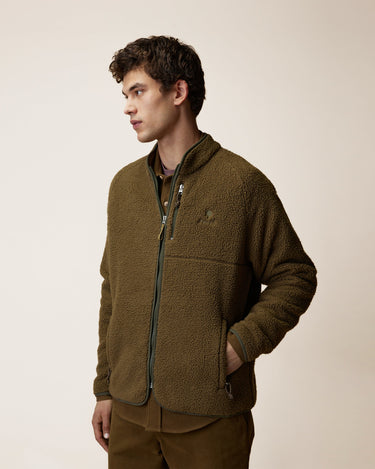VESTE HOMME SENART KNIT VERT KAKI VERT KAKI