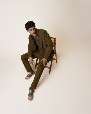 VESTE HOMME SENART KNIT VERT KAKI VERT KAKI