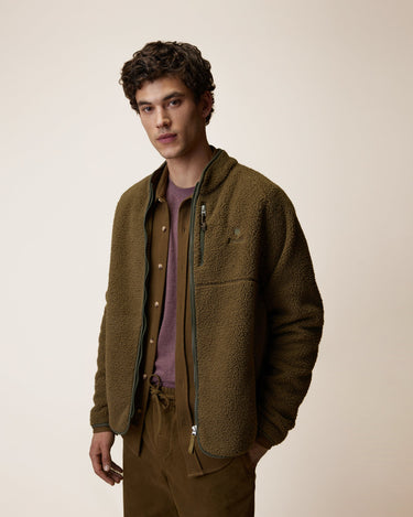 VESTE HOMME SENART KNIT VERT KAKI VERT KAKI