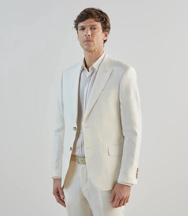 VESTE HOMME CELESTE ECRU ECRU