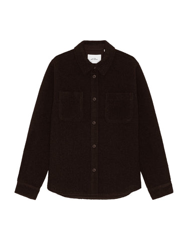 VESTE HOMME BOUCLÉ MARRON MARRON