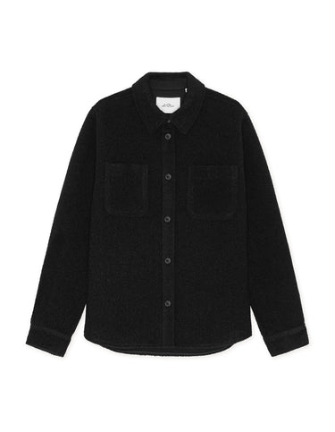 VESTE HOMME BOUCLÉ NOIR NOIR