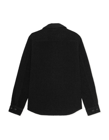 VESTE HOMME BOUCLÉ NOIR NOIR