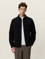 VESTE HOMME BOUCLÉ NOIR NOIR