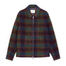 VESTE HOMME CHECK WOOL ZIPPER COACH VERT VERT
