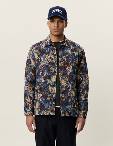 VESTE HOMME FLOWER JACQUARD BLEU MULTI BLEU MULTI