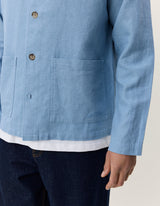 VESTE HOMME LINEN CIEL CIEL