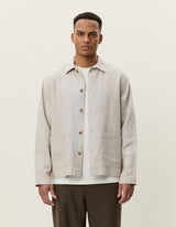 VESTE HOMME LINEN ECRU ECRU
