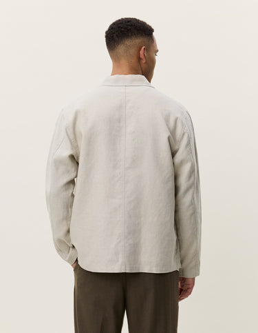 VESTE HOMME LINEN ECRU ECRU