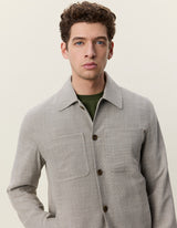 VESTE HOMME MELANGE SABLE SABLE