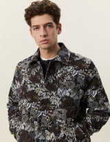 VESTE HOMME ROSE JACQUARD SABLE SABLE