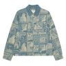 VESTE HOMME STAMP JACQUARD DENIM DENIM