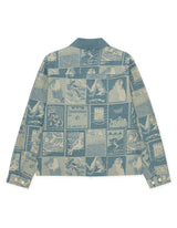 VESTE HOMME STAMP JACQUARD DENIM DENIM
