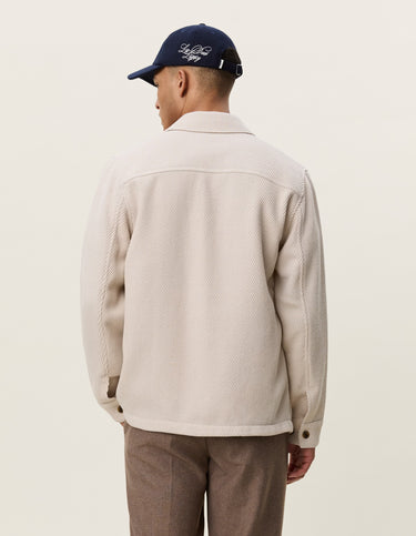 VESTE HOMME TWILL WOOL IVOIRE IVOIRE