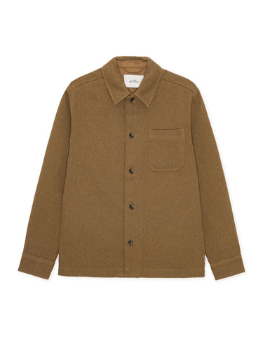 VESTE HOMME TWILL WOOL MARRON MARRON