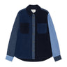 VESTE HOMME WOOL COLOURBLOCK MARINE MARINE