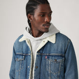 VESTE HOMME SHERPA DENIM DENIM