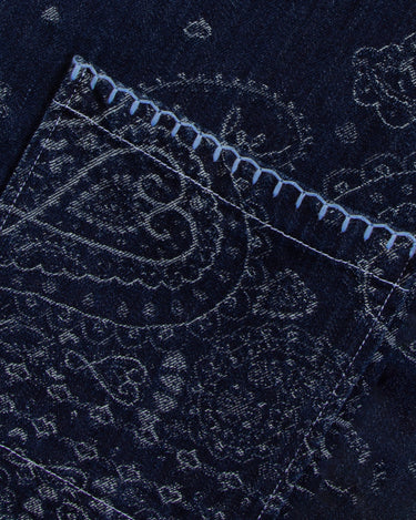 VESTE HOMME LEMONNIER BANDANA BANDANA INDIGO BANDANA INDIGO