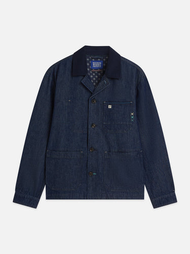 VESTE HOMME DENIM WORKWEAR MARINE MARINE