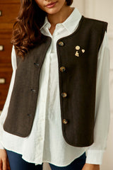 VESTE SM FEMME VINKO MARRON MARRON