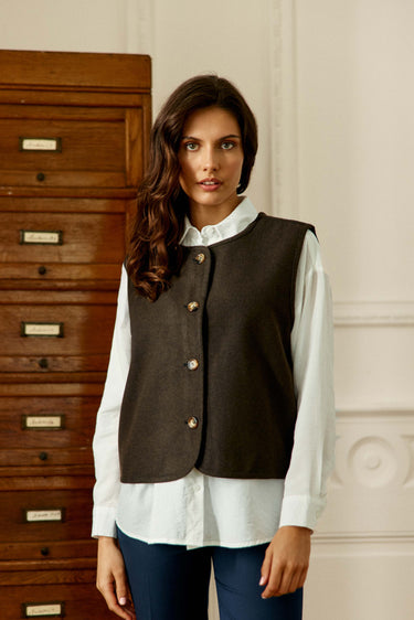 VESTE SM FEMME VINKO MARRON MARRON